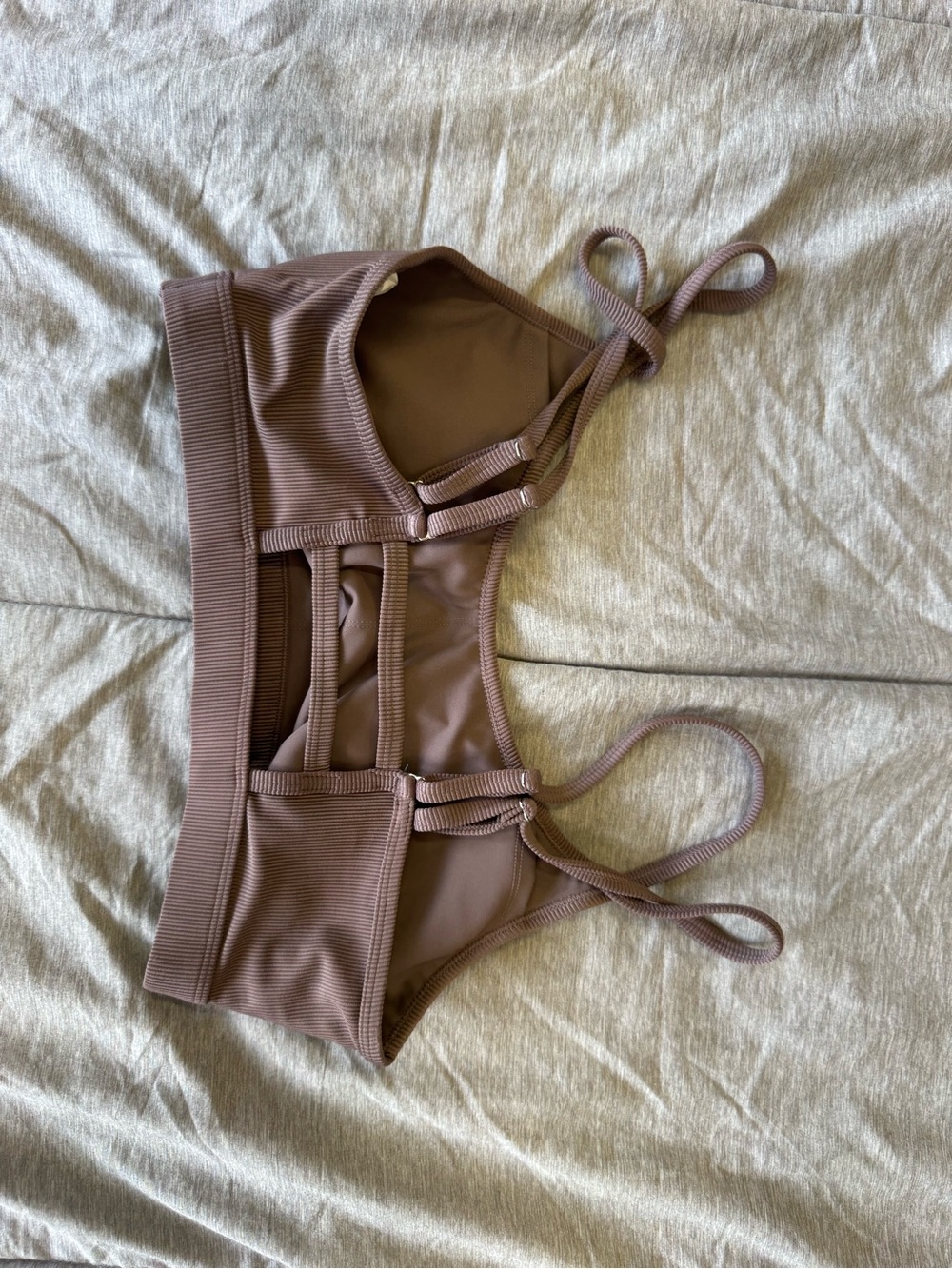 WalkPop Ribbed Sports Bra - Picture 2 of 3